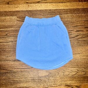 High Rise Elastic Waist Fleece Skirt - LIKE NEW
